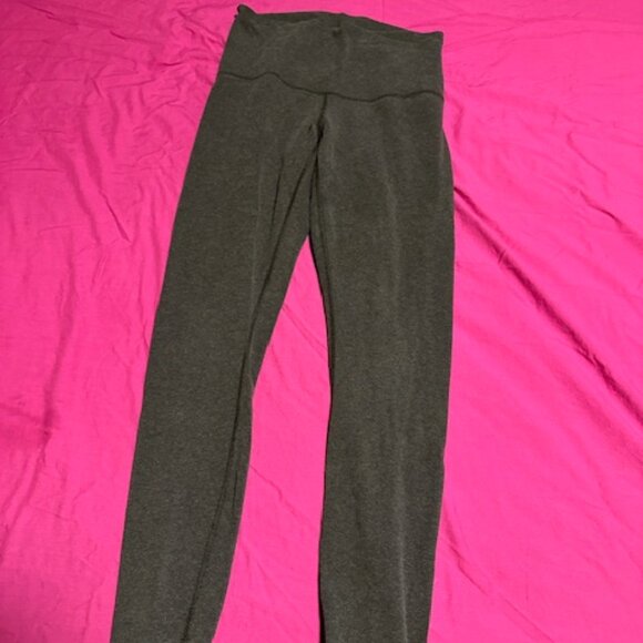 Lululemon High rise wunder under leggings cotton size 6 - Picture 2 of 3